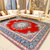 欧式简约地垫 家用地毯客厅茶几长方形可机洗 卧室床边防滑薄地毯 可定制(大红2 40*60cm)第2张高清大图
