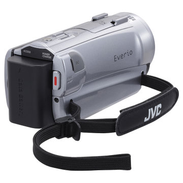 JVC GZ-E565SAC 高清闪存摄像机 数码摄像机（银色) 251万像素背照式CMOS SD卡槽(支持SD/SDHC/SDXC）f1.8高清镜头(A.I.S.)