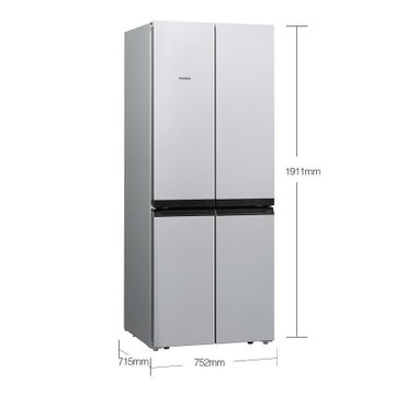 西门子（SIEMENS）变频混冷十字对开门多门冰箱 混冷 KM49EA90TI(欧若拉银 481L)
