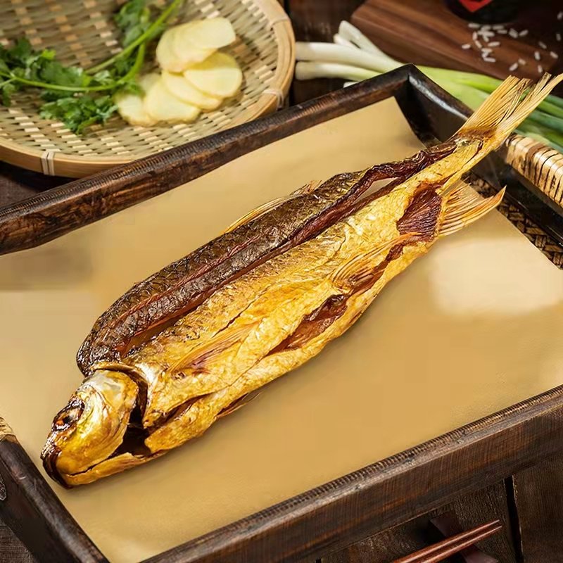 荣杨树顺德鲮鱼干干货风干淡水鱼干下饭菜广东特产腌制腊鱼非咸鱼