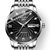 沃伦沃L6096手表机械表 经典男士商务腕表(白色 钢带)第2张高清大图