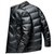 冬季新款男士短版时尚羊毛领羽绒服男保暖羽绒外套8321(黑色 L/175)第3张高清大图