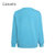 CaldiceKris （中国CK）漫柔棉圆领卫衣CK-FS202218(天蓝色 S-4XL)第4张高清大图