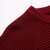 FORTEI富铤  羊毛衫秋季男士2017新款休闲圆领羊毛衫100%羊毛纯色羊毛衫(胭脂红 185)第3张高清大图