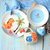 INDRA泰国进口恐龙世界卡通儿童陶瓷餐具碗盘水杯蛋杯套装礼盒釉下彩(恐龙世界盘)第3张高清大图