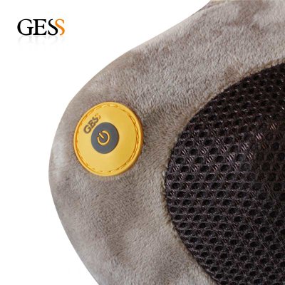 GESS 德国品牌 GESS129 按摩枕 家用颈椎按摩器 车载按摩枕头颈部家居枕 全身用 多功能按摩仪 按摩枕
