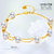 ARMASA阿玛莎18K黄金淡水珍珠手链多层手链时尚手圈带延长链经典时尚风（附证书）(蓝)第4张高清大图