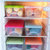 冰箱收纳盒保鲜盒套装塑料密封盒可饺子冷冻盒食品水果饭盒(蜜桃粉 2个装)第4张高清大图