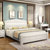皮耐迪 卧室家具 新中式大床1.8米实木床(胡桃色 1.8*2.0)第3张高清大图