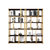 书架卧室客厅简约现代多层展示架办公室装饰柜隔断置物架JMQ-068第4张高清大图