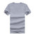 2017夏季简约时尚短袖韩版V领半袖修身T恤男士打底衫 6001(灰色 XL)第5张高清大图