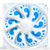 超频三（pccooler）小脚丫 机箱风扇   （120MM/静音/个性图案） 蓝色第2张高清大图