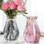 创意花瓶玻璃透明水养客厅摆件鲜花插花瓶北欧简约富贵竹干花花瓶(15CM+15CM新诺2件【透明】中等 默认版本)第2张高清大图