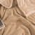 大豆纤维毛毯冬季加厚珊瑚绒法兰绒毯子床上用保暖春秋小被子单人(大豆纤维毯-驼色 白)第10张高清大图