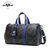 babama新款时尚迷彩手提包潮牌旅行包运动健身单肩包斜挎包男个性(黑色)第2张高清大图