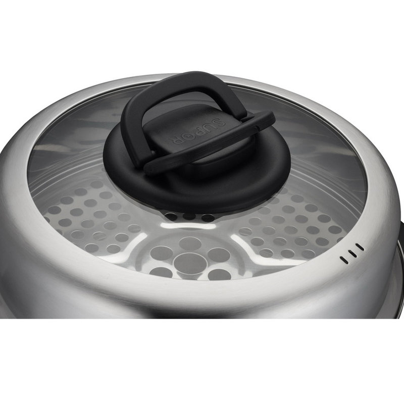 苏泊尔(supor) 蒸锅 sz30t1 30cm 大容量 优质304不锈钢基材安全耐用