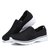 Skechers斯凯奇男鞋新款轻质一脚套健步鞋 减震运动鞋 54682(黑色/白色 39.5)第2张高清大图