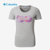 Columbia哥伦比亚女子春季新品户外吸湿透气微弹圆领短袖T恤 PL2796(PL2796040 6/S)