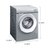 西门子（SIEMENS）洗衣机全自动/滚筒洗衣机/10公斤 智能除渍 家用变频 WB45VM080W(银色 10公斤)第6张高清大图