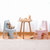 茶花凳子加厚塑料塑胶小板凳家用凳浴室家用儿童小椅子靠背椅可爱(粉色3个（实发3个★ 买2送1 ★）)第4张高清大图