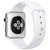 Apple Watch 智能手表（42毫米不锈钢表壳搭配白色运动型表带 MJ3V2CH/A）第2张高清大图