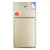 万爱BCD-112升双门冰箱 小冰箱 家用节能电冰箱 冷藏冷冻小型冰箱(金色 双门)第2张高清大图