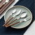 不锈钢刀叉勺三件套勺子叉子套装精致牛排西餐餐具全套家用ins风(A 咖啡勺 默认版本)第5张高清大图