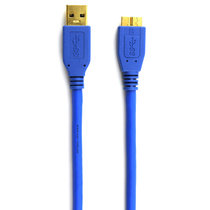 CE-LINK 4075 USB3.0移动硬盘数据线（24K镀金端子 高密度无氧铜导体 隔离电磁干扰 ）1.5米 蓝色