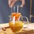 耐热玻璃泡茶壶玻璃茶壶套装组过滤花草茶壶耐高温功夫红茶泡茶器(700ml企鹅壶+4双层杯)第5张高清大图