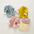 小马蒙奇男女宝宝加绒保暖内衣套装婴幼儿纯色居家套装(110 奶黄色)第3张高清大图
