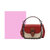 COACH 专柜款BEAT迷你女士皮质单肩手提包(红色拼色)第5张高清大图