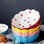 日式餐具陶瓷水果沙拉碗可爱ins网红创意面碗家用樱桃甜品碗烤碗(7寸水果碗小熊款送叉子 默认版本)第3张高清大图