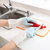 美佳多 家务清洁橡胶手套家用厨房PVC防水防滑薄款手套耐用洗衣洗碗(绿色 L)第4张高清大图