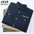 JEEP吉普工装多袋长袖衬衫JPCS7001HL(深蓝色 4XL)第2张高清大图