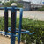 鑫鹤腰背按摩器XLLJ106B 户外健身器材室外小区公园社区广场体育运动双位互动式腰背按摩器(蓝色 单功能)第3张高清大图