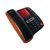 三洋（SANYO）TEL-DAW660 2.4G数字电话机（黑橙色）（可背光高档舒适按键，屏幕大，没有紫外线，语音报号，方便老人使用）第4张高清大图