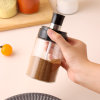 拜杰勺盖一体调料罐玻璃调味瓶家用厨房调料瓶味精盐调料盒子