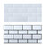 俊采云JCY-Rt2面包砖卫生间瓷砖厨房墙砖纯白色工字砖亮光白砖（单位：片）(亮光工字格300*600)第4张高清大图