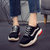 羊骑士春夏学生韩版休闲运动鞋单鞋鞋子春季透气女鞋(SA-1811黑白色)第4张高清大图