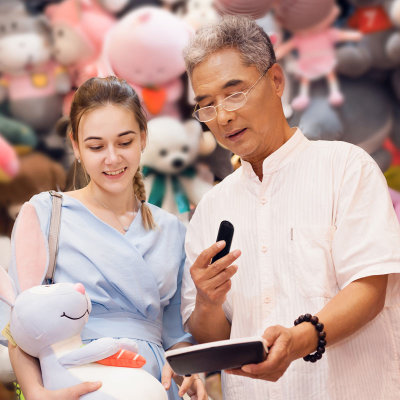 猎豹移动小豹AI翻译棒翻译机随身笔出国旅游神