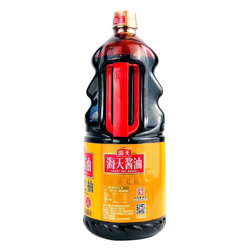 海天草菇老抽1.9l 酿造老抽酱油 上色调味提鲜 包邮