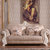 尼尔诗帝 欧式沙发组合大户型布艺沙发客厅123美式古典可拆洗沙发(图片色 双人位)第4张高清大图