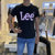 Lee男士圆领短袖T恤L300702LQK11(黑色 S)第4张高清大图