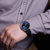 美度(MIDO)瑞士手表 指挥官系列 全自动机械钢带机械男士腕表M021.431.22.031.00(蓝盘红指针)第4张高清大图