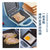 三明治机多功能家用轻食早餐机三文治电饼铛吐司烤面包压烤机(莫兰迪蓝+食谱)第4张高清大图