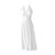 年新款设计高级感小众法式炸街气质白色挂脖吊带连衣裙子女夏(S 白色)第5张高清大图