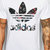 Adidas阿迪达斯三叶草 男款运动休闲大logo圆领透气短袖T恤AO3005(白色 XL)第5张高清大图