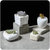 创意肉肉简约多造型爱心花盆A937多肉植物白瓷花器陶瓷盆lq0294(小方白色（单盆）)第2张高清大图