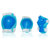 狂神龟壳形加厚轮滑护具户外极限运动护具(蓝色)第4张高清大图