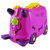 群兴 儿童行李箱可坐可骑旅行箱儿童PP箱玩具箱儿童幼儿园旅行箱收纳箱登机箱 滑行车玩具 (橙色)第3张高清大图
